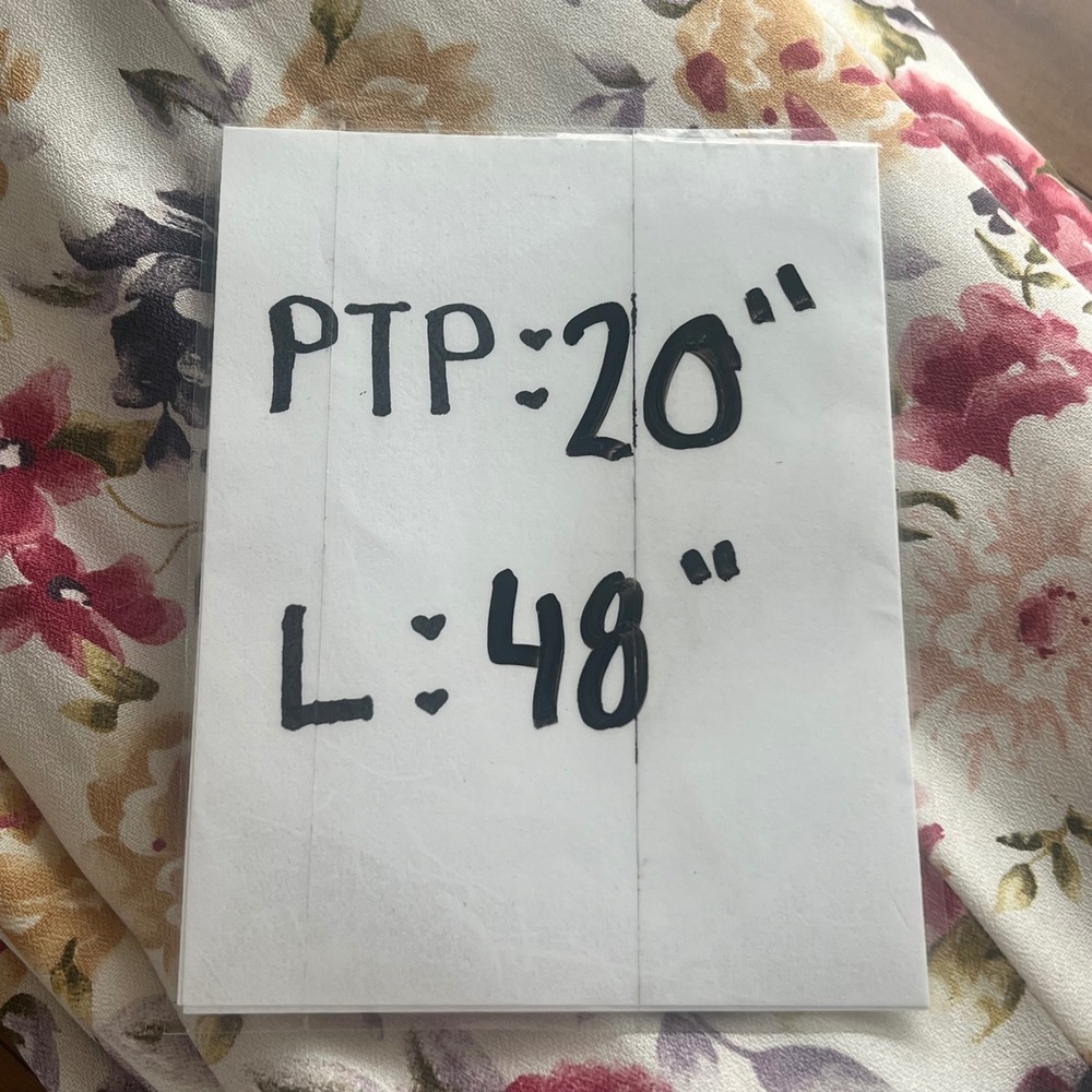 Vintage Decked Out Floral Midi Dress Cottagecore Button Front Women's Size 7/8 - Picture 9 of 9